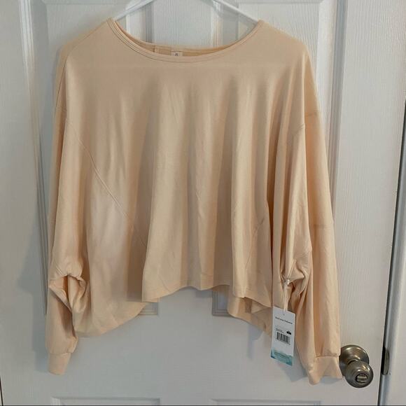 Balance Collection Boxy Crop Top Lightweight criss cross back NWT BLT4428A S - Picture 11 of 12